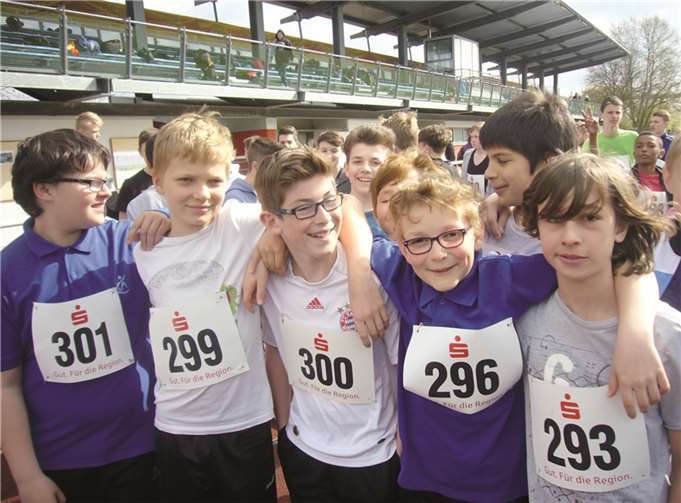 Gemeinsam zeigten die Schüler tolle Lauleistungen.