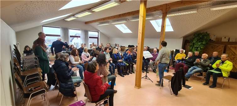 Gemeinsame Probe mit der BigBandBoden.  Foto: Johannes Marquart