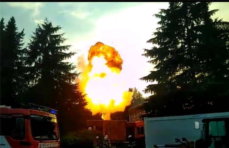 Gemeinsame Übung in Aegidienberg.