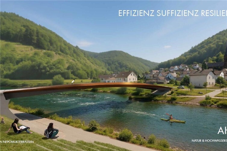Gemeinsamer Entwurf der vorgesehenen 1-Feldvariante von PlannIng GmbH und den Büros Werner Sobek und Doser Kempen Krause