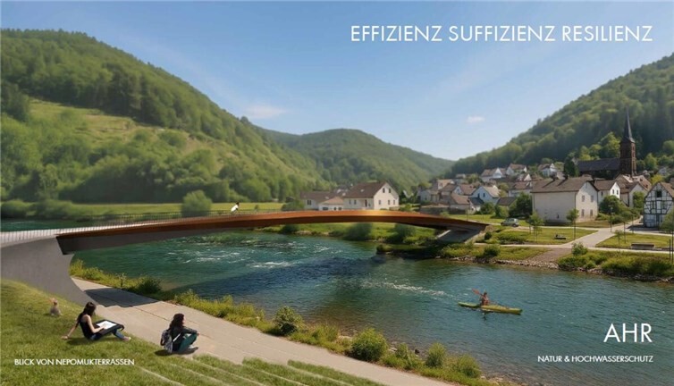 Gemeinsamer Entwurf der vorgesehenen 1-Feldvariante von PlannIng GmbH und den Büros Werner Sobek und Doser Kempen Krause
