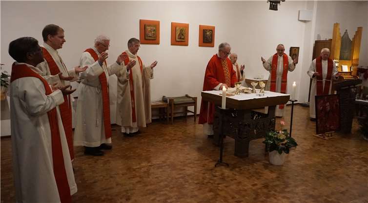 Gemeinsamn mit Vizepostulator Pater Dr. Manfred Probst SAC wurde die Eucharistiefeier gefeiert. Fotos: STUKO
