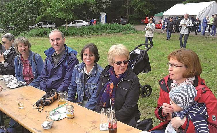 Gemütliche Stunden beim geselligen Beisammensein.