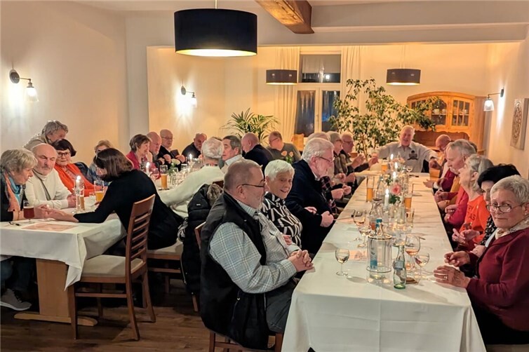 Gemütliche Weihnachtsfeier im Scheurener Hof.Foto: BBC Herzsport, Dr. Alfons Keuter