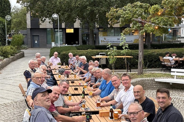 Gemütlicher Ausklang nach dem Rundgang