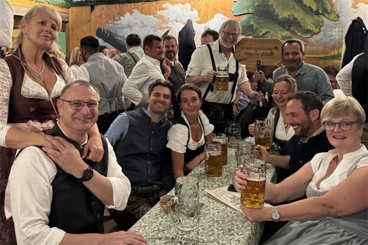 Gemütliches Beisammensein am Stammtisch der ASG Winzerer Fähndl e.V.