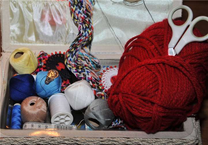 Gemütliches Handarbeiten steht im Mittelpunkt.Foto: privat