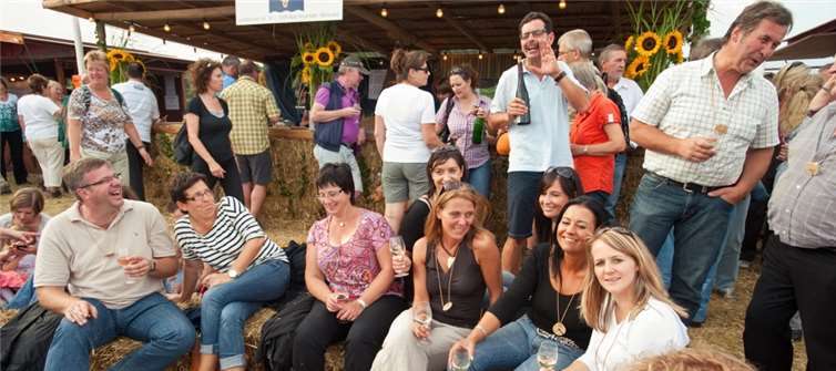 Gemütlichkeit wird großgeschrieben beim Burgunderfest.privat