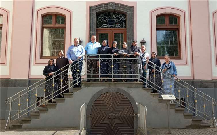 Generaloberin Sr. Salomy wurde im Kloster Ebernach herzlich empfangen.  Foto: privat