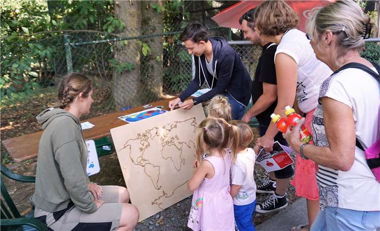 Geografie und das Wissen um die Tiere waren an dieser Station gefragt. Fotos: FF