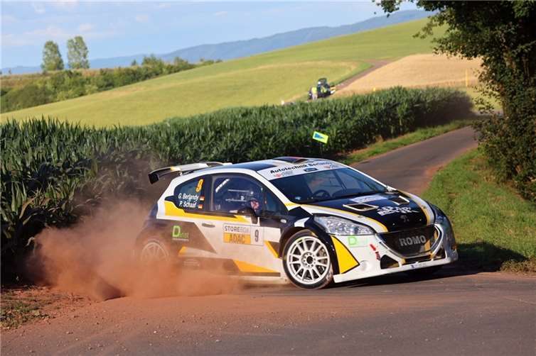 Georg Berlandy und Peter Schaaf bei der 1.Rallye ADAC.  Foto: privat