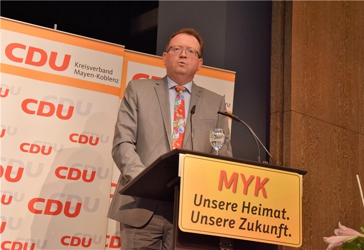 Georg Moesta führt den CDU-Kreisverband Mayen-Koblenz als Spitzenkandidat in den Wahlkampf.