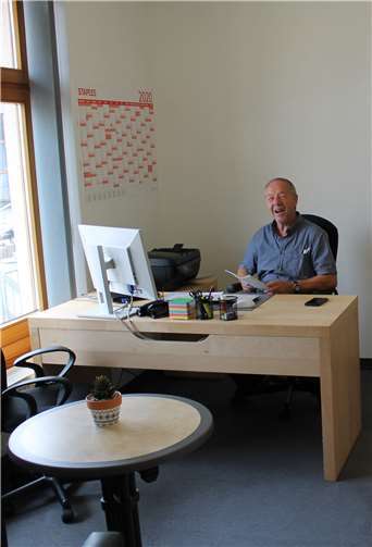 Gerd Drießen im Bürgerbüro.