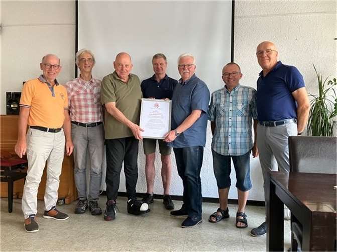 Gerd Heim bedankte sich bei allen Mitgliedern des Vorstands für die stets gute und vertrauensvolle Zusammenarbeit. Foto: privat