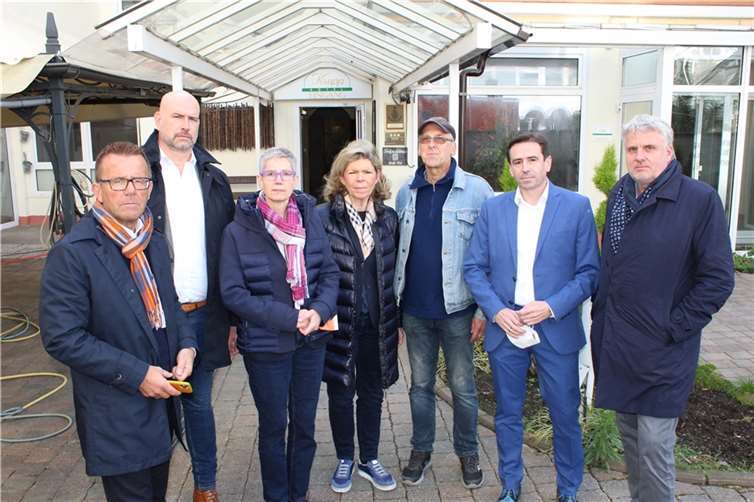 Gereon Haumann (l.) bei einer Veranstaltung in Bad Neuenahr. Foto: DEHOGA RLP