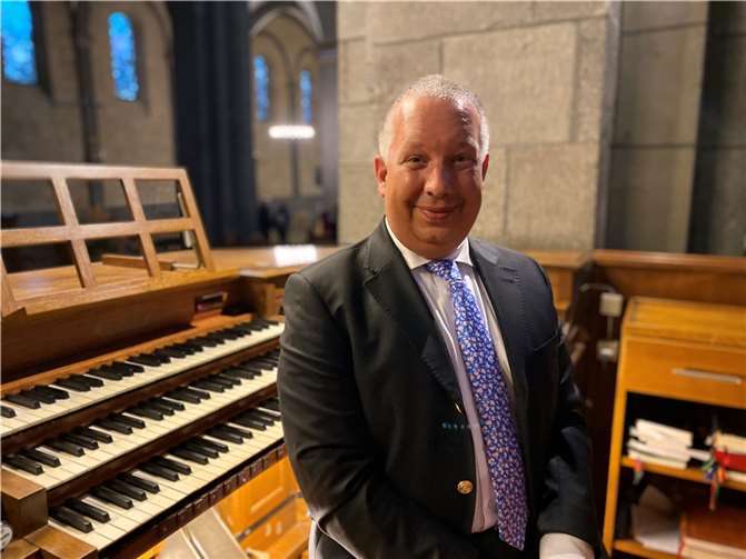 Gereon Krahforst, Abteiorganist und Künstlerischer Leiter der Laacher Orgelkonzerte.Foto: Violette Khromchenko