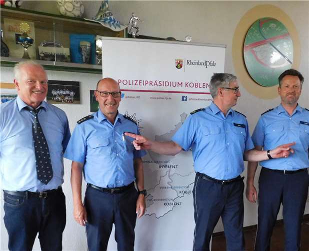 Gerhard Bast, Joachim Knopp, Jürgen Süs und Andreas Wolf (v. li.).