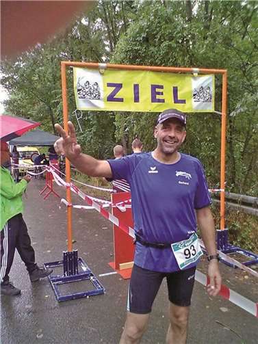 Gerhard Hummel vertrat den Lauftreff SV Weitersburg beim Silberwald Halbmarathon in Neu-Ulm.privat