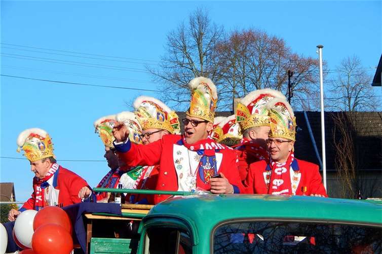 Gern gesehene Gäste in Stromberg: Die Karnevalisten der KuK Bendorf