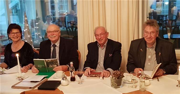 Gern gesehene Gäste (von links): Rita Lauter, Manfred Kolling, Herbert Engel und Werner Schüller.Foto: privat