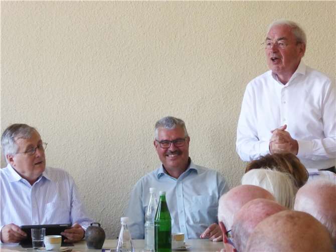 Gernot Mittler hielt einen packenden Vortrag, der neben der Darstellung der damaligen Ereignisse auch die eine oder andere typische Anekdote enthielt.