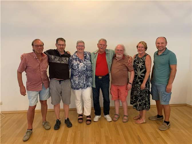 Gerorg Mund, Björn Hansen, Andrea Miller-Siepmann, Knut-Hendrik Schaefer, Gerd Philipp, Beate Reich, Edmond Koch. Foto: privat