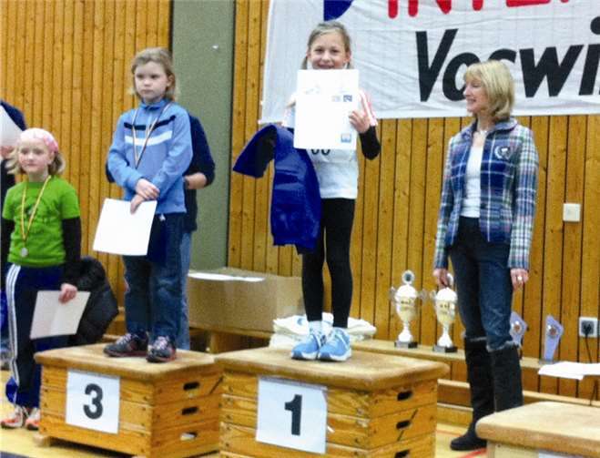 Gesamtsiegerin der Winterlaufserie in Ochtendung Laura Kuhn. privat