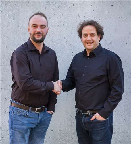 Geschäftsführer Jarno Poll mit Prokurist Thomas Sebastian (v.l.n.r.).  Foto: privat