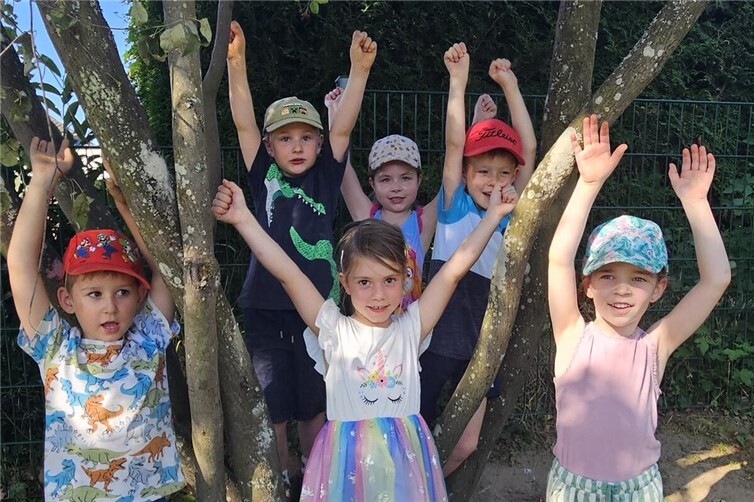 Geschafft! Die Vorschulkinder freuen sich auf die Grundschule.