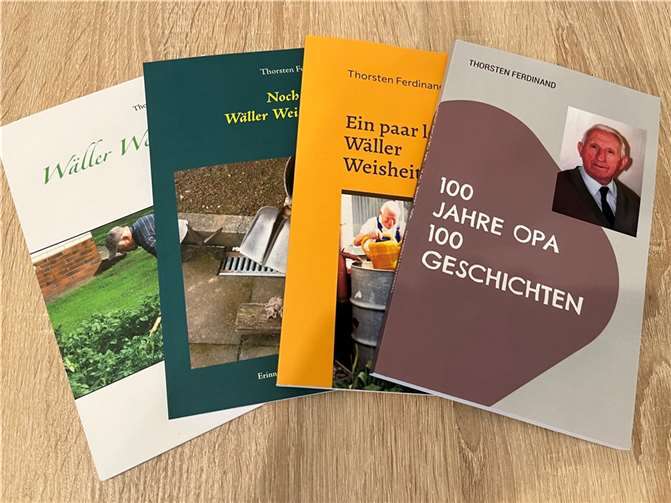 Geschichten von Opa Gottfried füllen bereits mehrere Bücher.