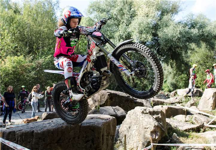 Geschicklichkeit und Konzentration sind das A und O beim Trial-Fahren. Foto: privat