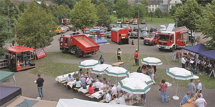 Geselliges Treiben zeichnete den Tag der offenen Tür aus. privat