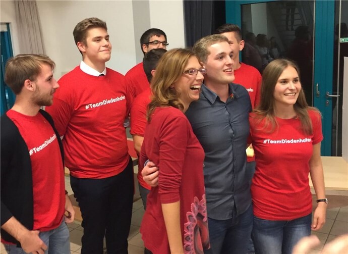 Gespannt wartete Diedenhofen auf das Wahlergebnis.