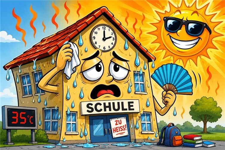 Gespart am Hitzeschutz: Die Klimatisierung wurde aus der Planung gestrichen.