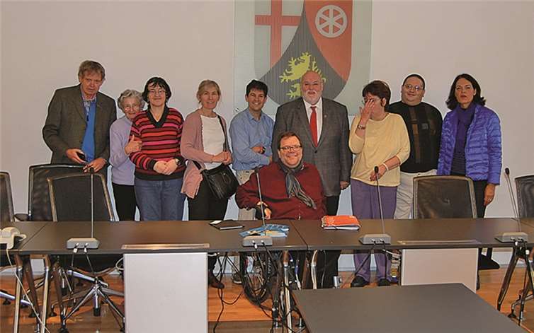 Gespräch mit dem Landesbehindertenbeauftragten Rösch. privat