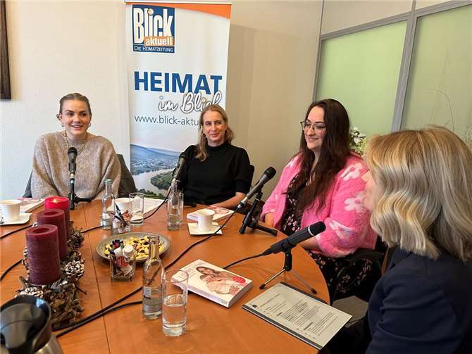 Gesprächsrunde im Krupp Medienzentrum: (v.l.n.r.) Vanessa Lock, Yvonne Lange, Melanie Kaatz und Susanne Tack.