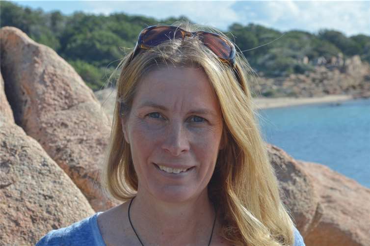 Gesundheitswanderführerin Gabriele Arzdorf.