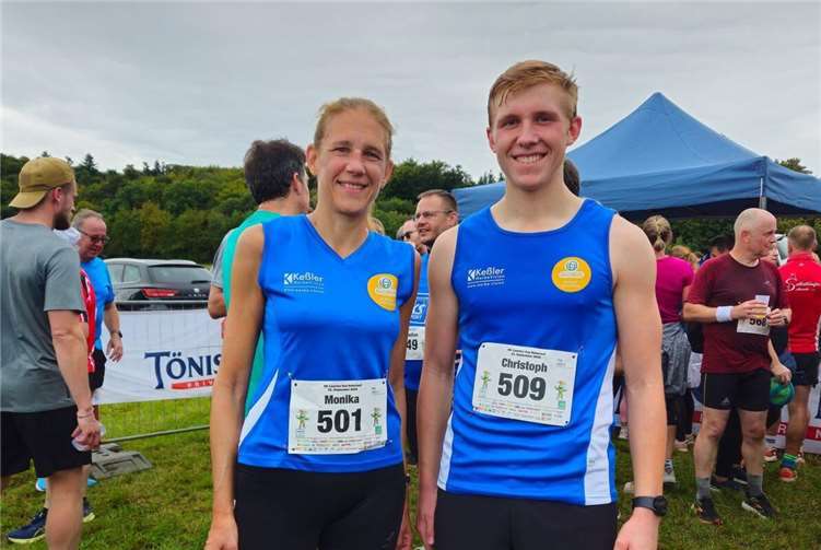 Gewannen jeweils Ihre Alterklasse. Monika und Christoph Vogt überzeugten mit starken Leistungen. Foto: SV Urmitz