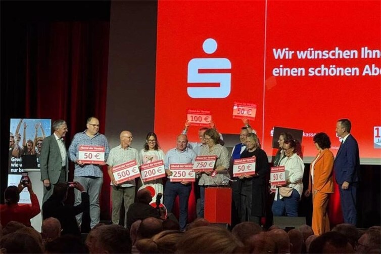 Gewinner der Verlosung beim „Abend der Vereine“  der KSK Mayen 2026