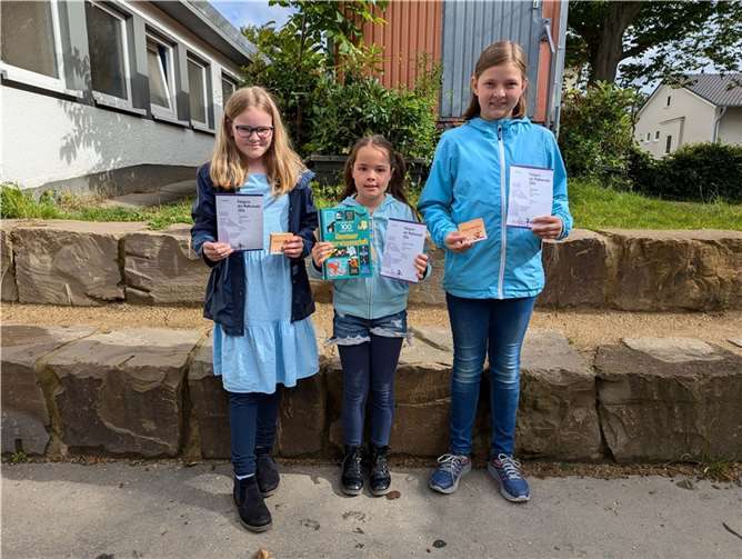 Gewinner des Känguru-Wettbewerbs an der KGS Pech.Foto: KGS Pech