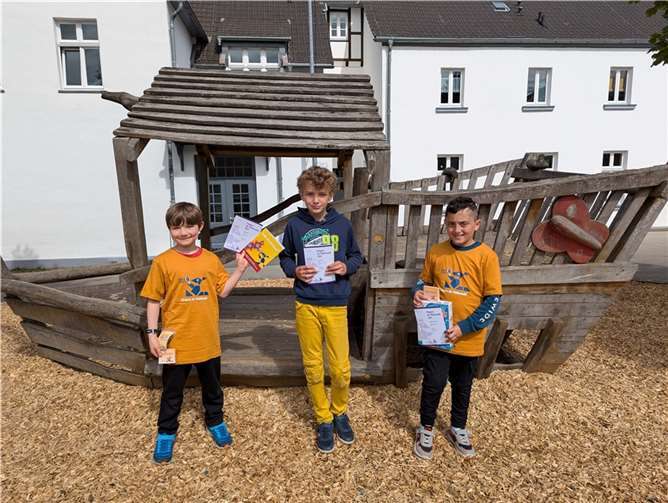 Gewinner des Känguru-Wettbewerbs an der KGS Villip. Foto: KGS Villip