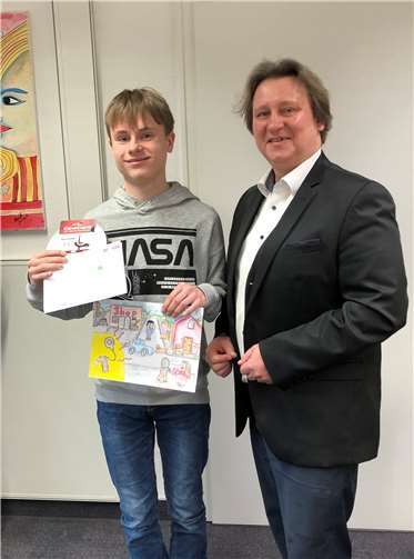 Gewinner des ersten Preises ist Tristan.