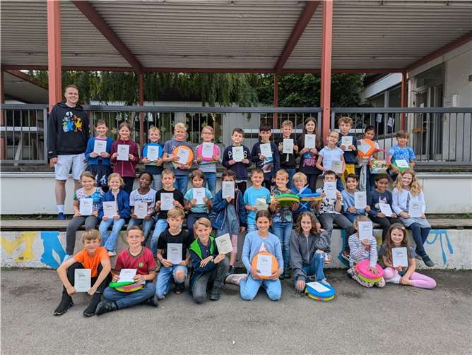 Gewinner einer Ehrenurkunde an der KGS Villip. Foto: KGS Villip