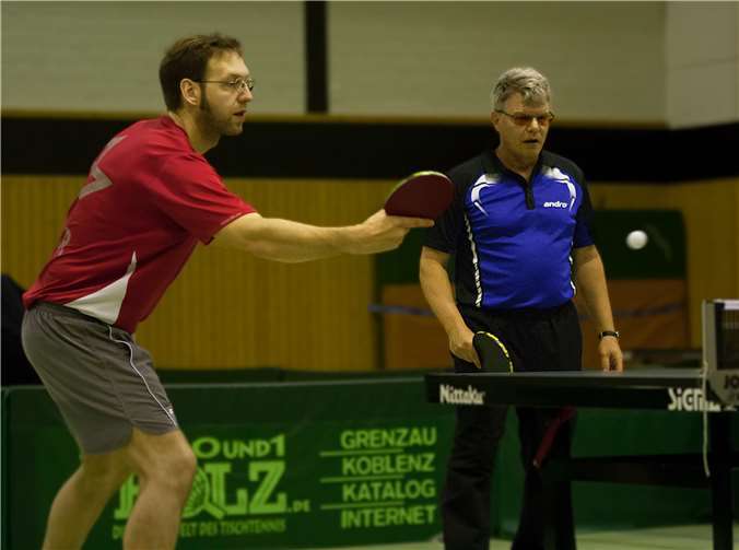 Gewohnt souverän: Horst Baermann/Niels Assenmacher im Doppel. privat