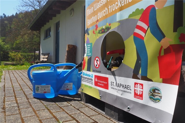 Gießkannentank am DüNaLü in Dümpelfeld