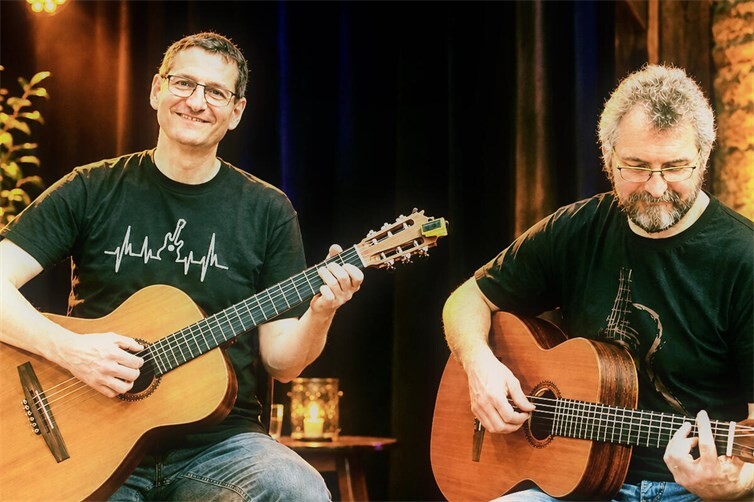 Gitarren-Duo mit „Eigener Note“, Klaus und Frank Krumscheid