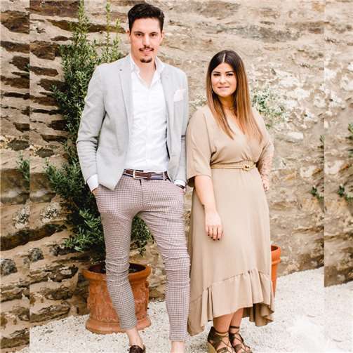 Gitarrendozent Sascha Gutmann und Vocal Coach Eva Scholz.  Foto: Gutmann/Scholz