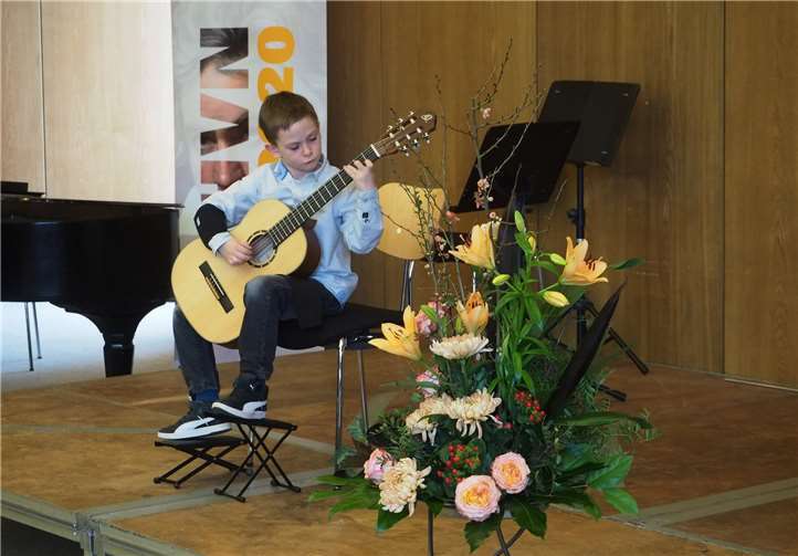 Gitarrist Marko Sarcevic erhielt den 1. Preis.