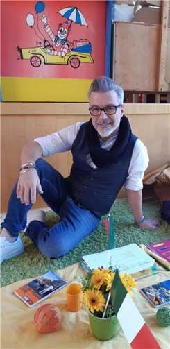 Giuliano Cilento war zu Gast im Kinderhof Remagen. Foto: privat