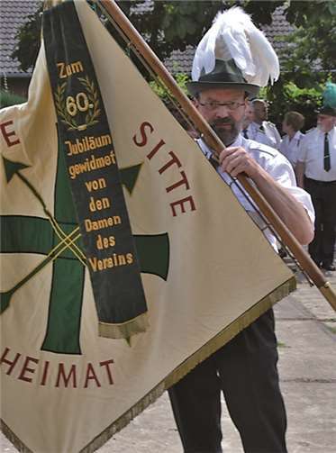 Glaube, Sitte, Heimat lautet das Bekenntnis der St. Sebastianus- Kunibertusschützen.